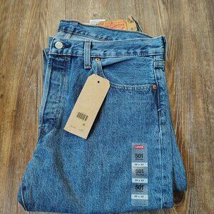 BRAND NEW JEANS 501 LEVI'S 35W 32L (#9)